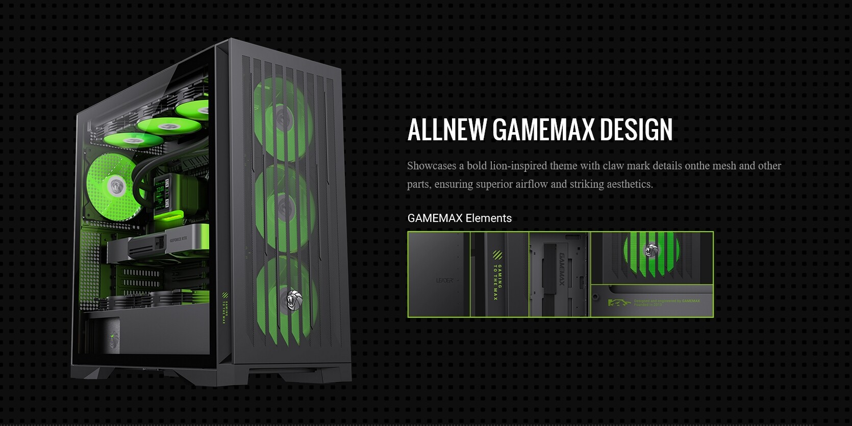 A letisztult belsőt szereti a GameMax E-ATX-es miditornya