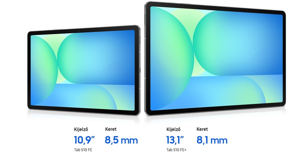 Két méretből lehet választani a Galaxy Tab S10 FE-k esetén is