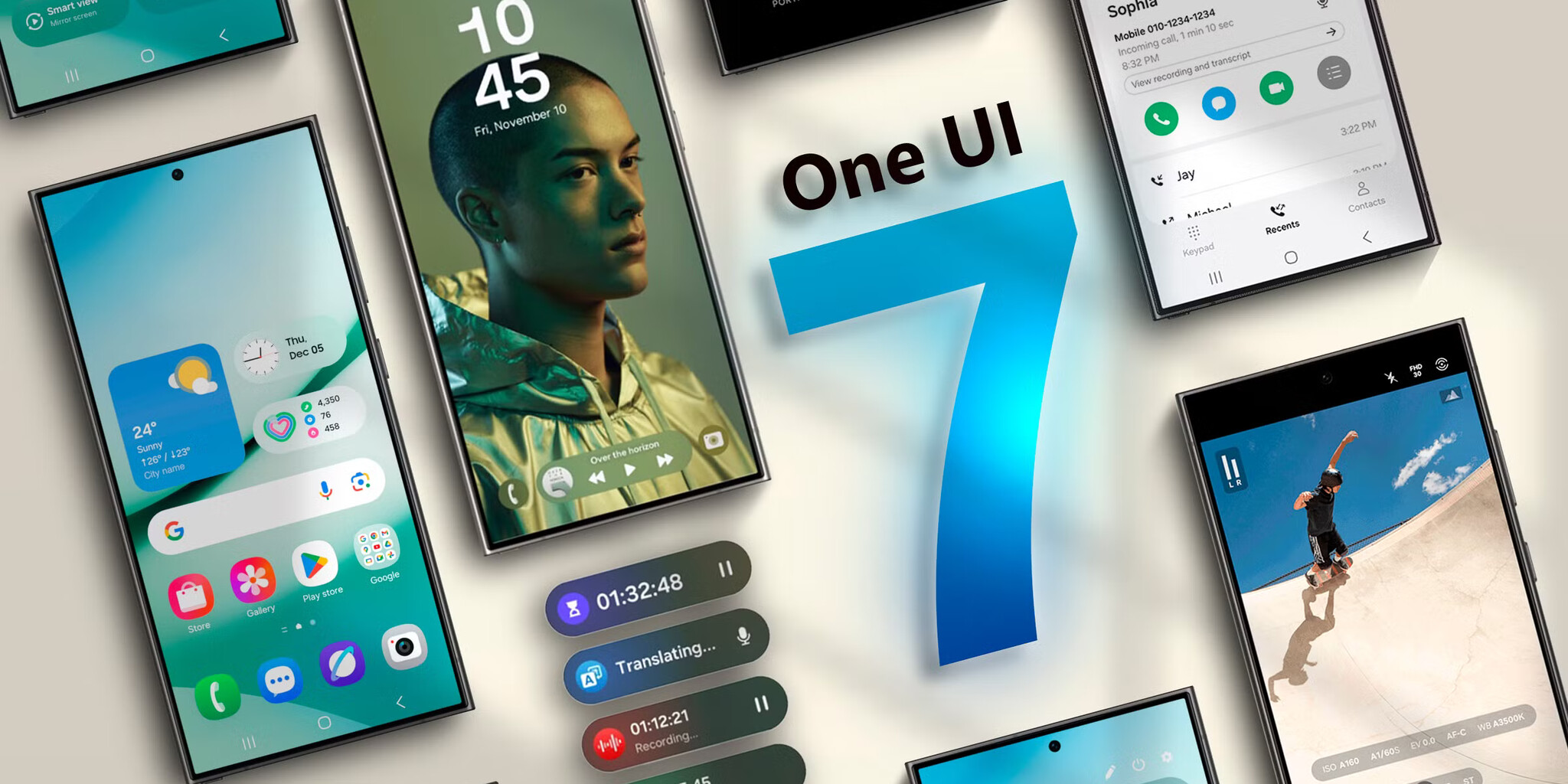 Itt a részletes One UI 7 frissítési ütemterv