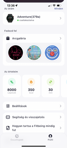 Képek az iOS alkalmazásról
