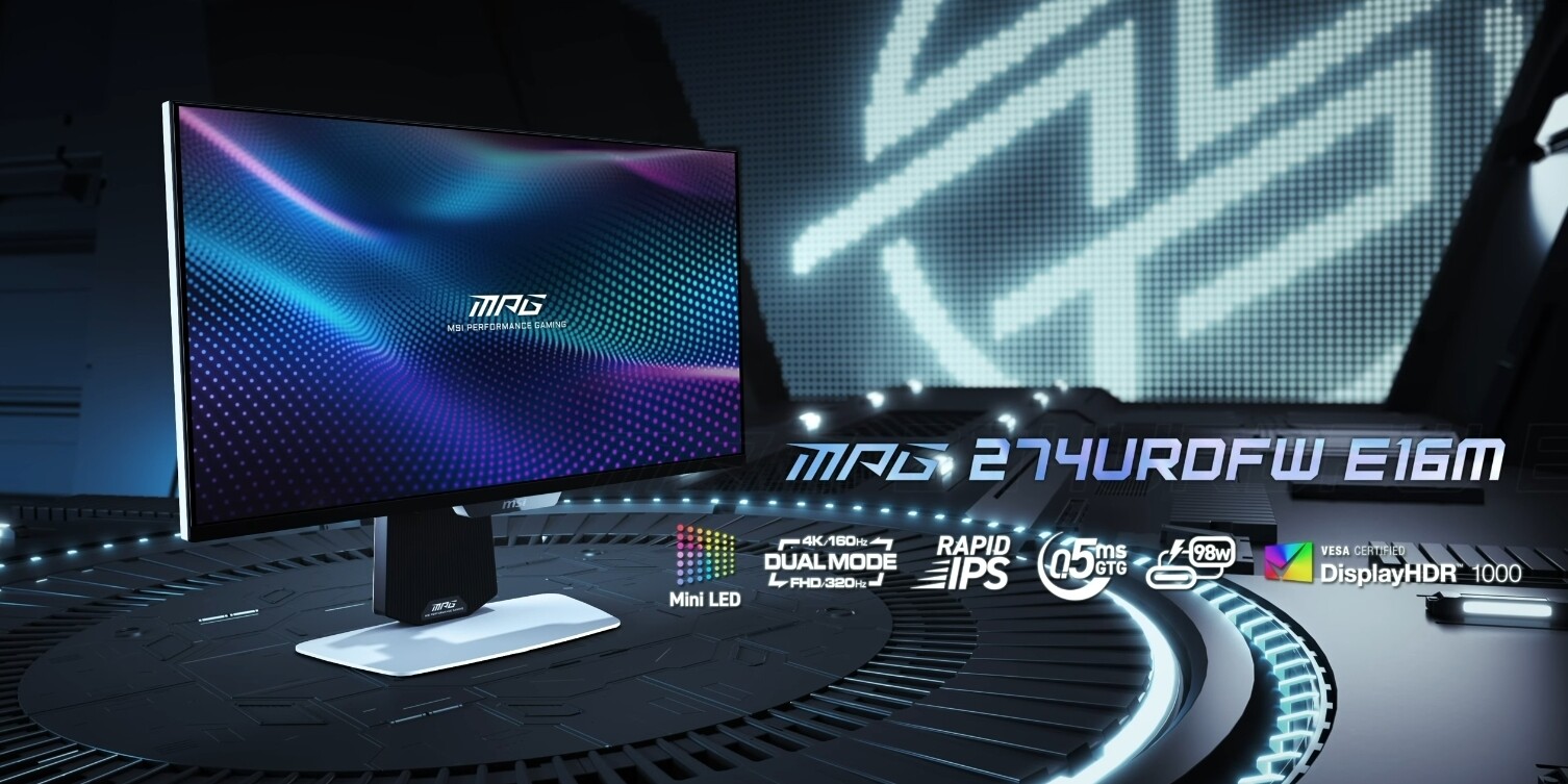 Dual Mode-os, Mini LED-es IPS monitor jött az MSI műhelyéből