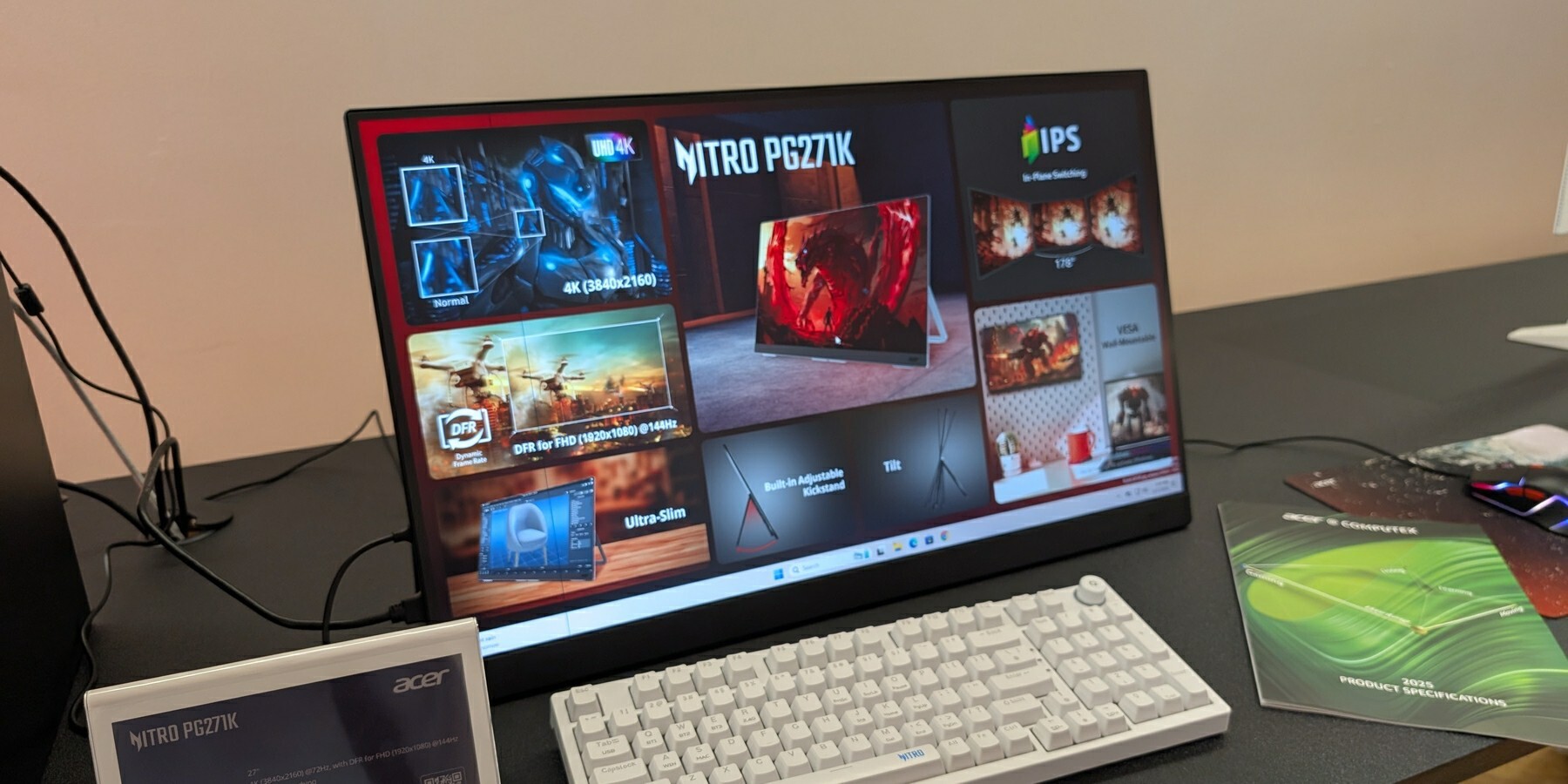 Computex 2025: érdekesek lettek az Acer hordozható kijelzői