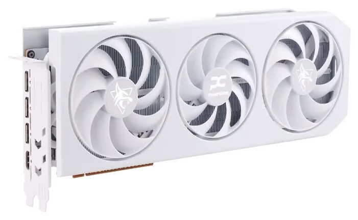 PowerColor Hellhound Spectral White AMD Radeon RX 9070 XT