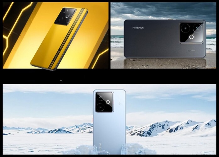 A Realme GT 7T színei