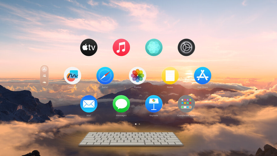 Így néznek ki a visionOS 2-ben az ikonok, a pletykák szerint ehhez a stílushoz hasonlót vezetne be az Apple minden rendszerében