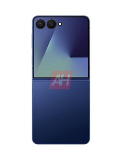 A Galaxy Z Flip7 sötétkék változata így nézhet ki