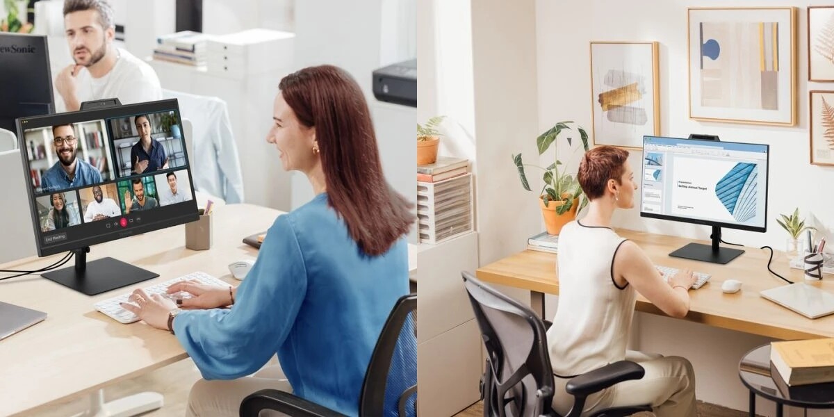 A ViewSonic új üzleti monitorai megoldják az online kommunikációt is