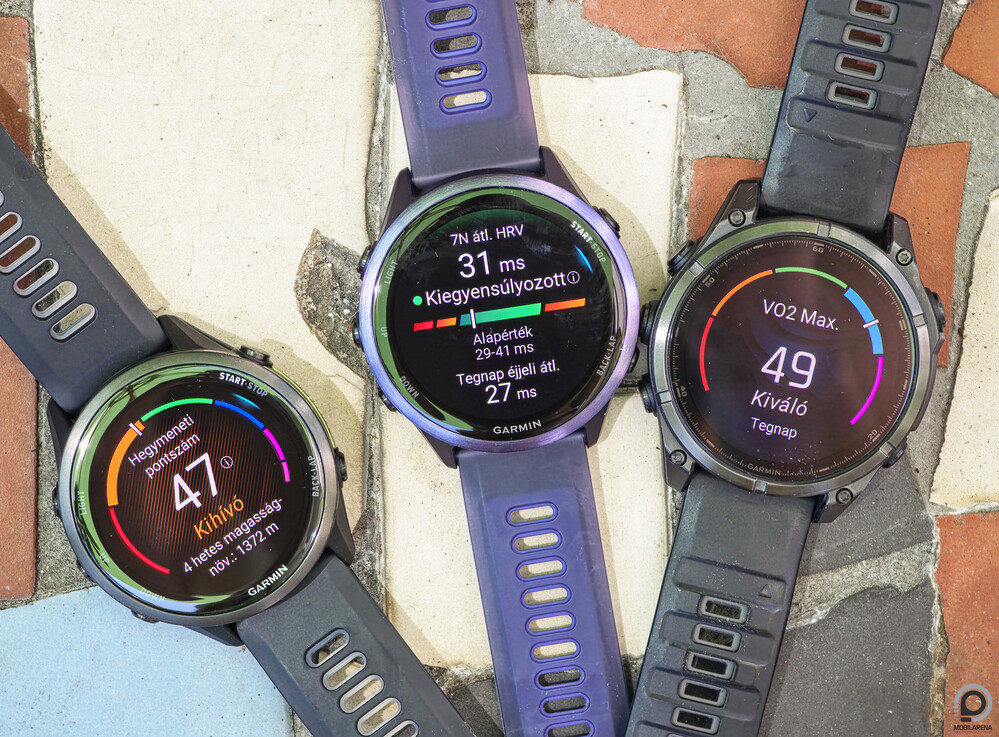A Forerunner 970, 570 és a Fenix 8 47 mm AMOLED