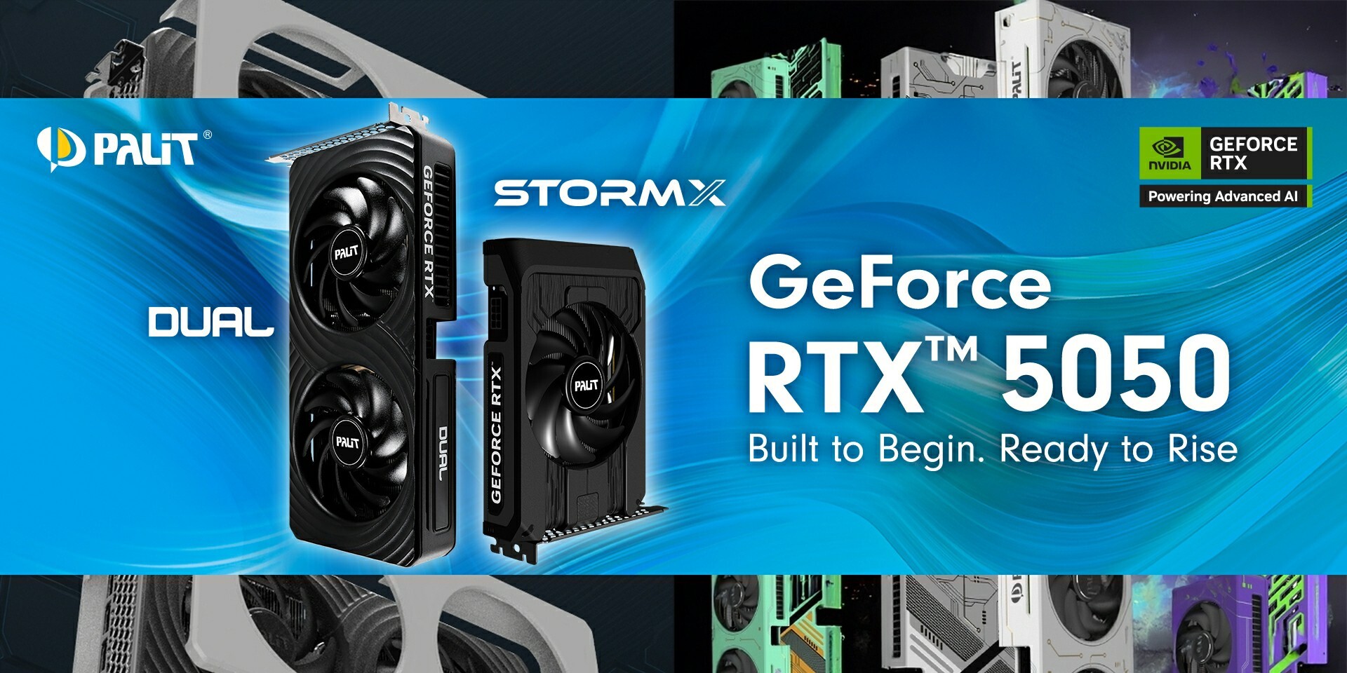 GeForce RTX 5050 VGA-k a Palit értelmezésében