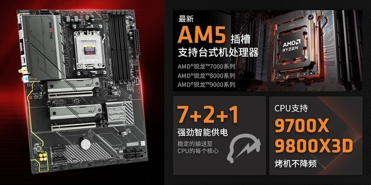 Megfizethető, Pulse szériás Sapphire alaplap DDR5-ös Ryzenek alá