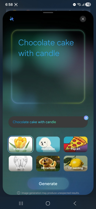 Szülinapi kártyák a One UI 8 Now Brief felületén
