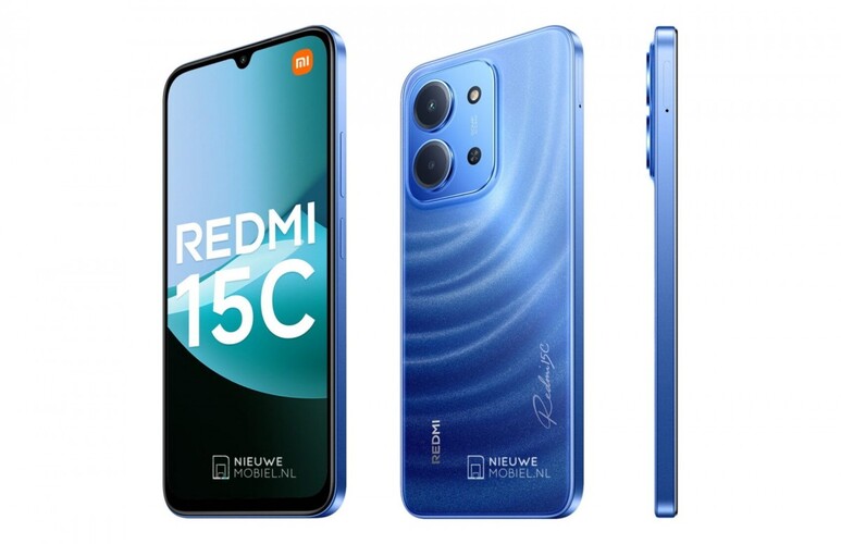 Redmi 15C kékben
