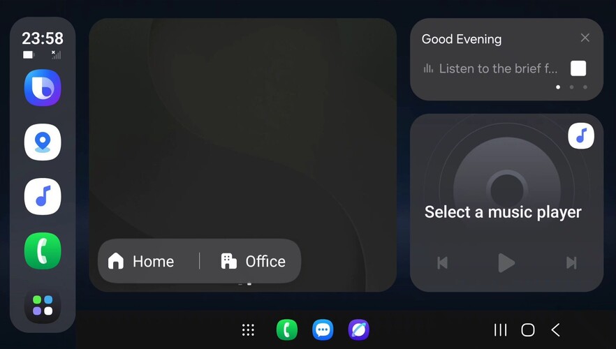 Ezzel a fotóval futott végig a sajtó egy részén, hogy a Samsung Auto DeX néven Android Auto alternatívát fejleszt