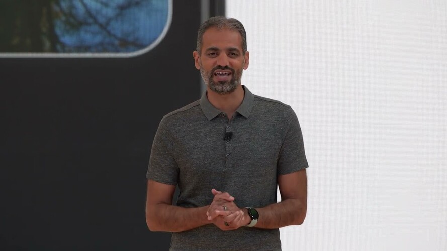Sameer Samat a 2022-es I/O konferencián