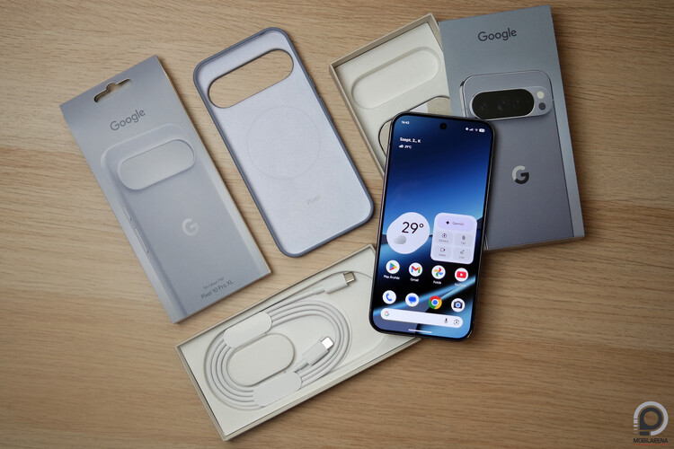 A Google-től kapott tesztcsomag tartalma volt a Qi2 mágnest tartalmazó tok is, ez egyébként külön megvásárolandó extra