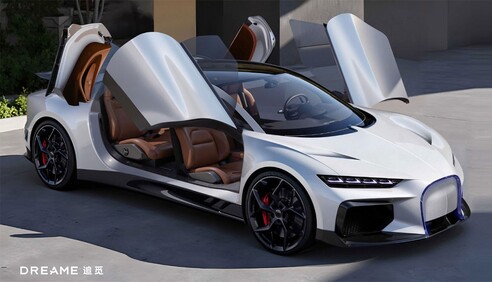 Renderképek a Dreame Autóról