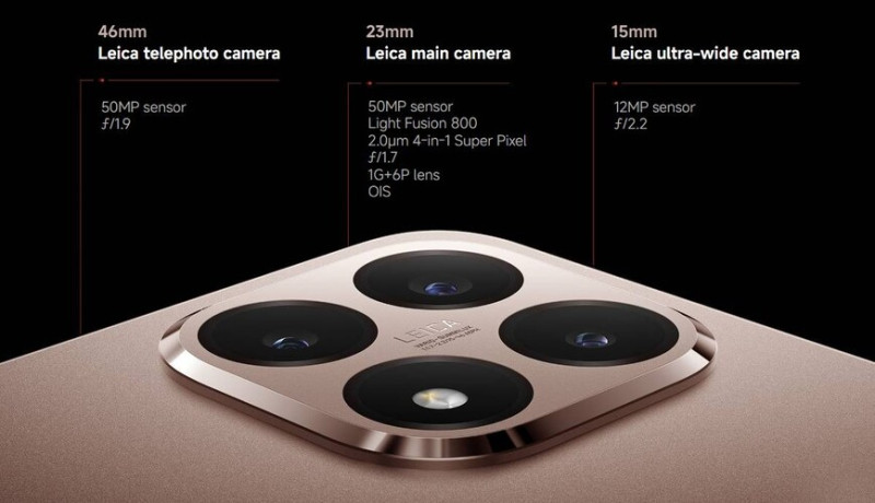 A Xiaomi 15T hátlapi kamerái