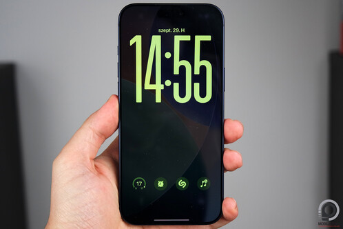 Záróképernyő és mindig éber kijelzés