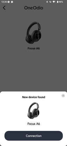 A OneOdio appon keresztül intézhetők a firmware-frissítések is