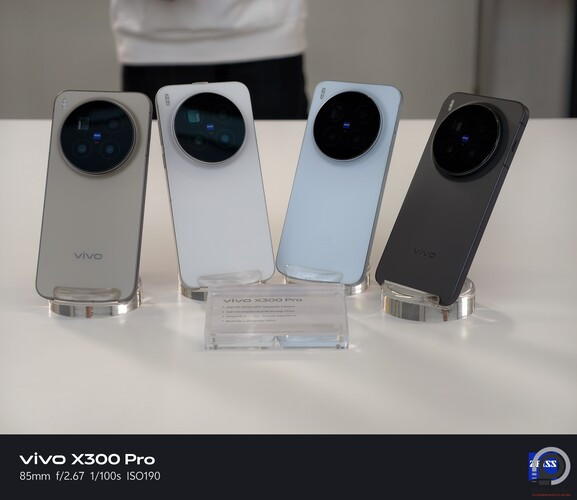 Az X300 Pro színválasztéka Kínában