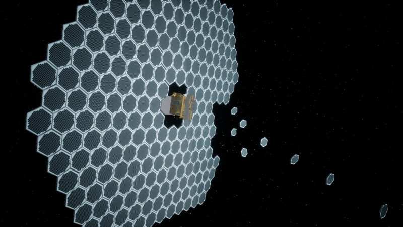 Önmagát összeszerelő napelemfarm koncepciója