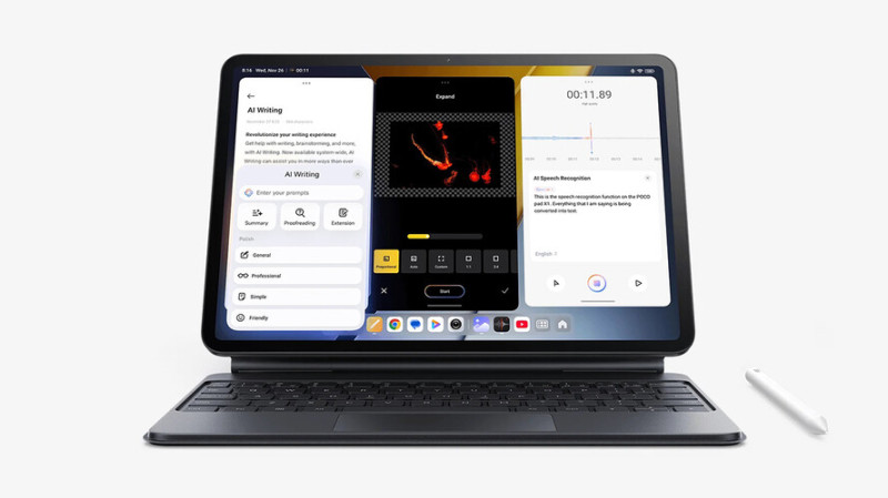 A Poco Pad X1-hez is lehet billentyűzetet, ceruzát párosítani