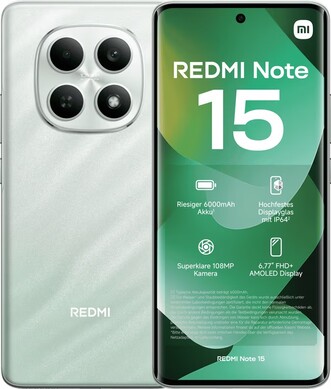 Külső alapján nehéz lesz különbséget tenni a Redmi Note 15 4G (a képen) és Note 15 5G között