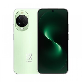 Balról jobbra: Huawei Nova 15, Nova 15 Pro, Nova 15 Ultra zöld színben