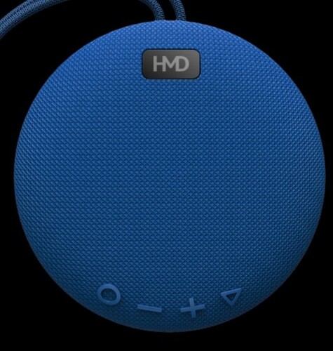 Így nézhet ki a HMD Boom E1 kék színben