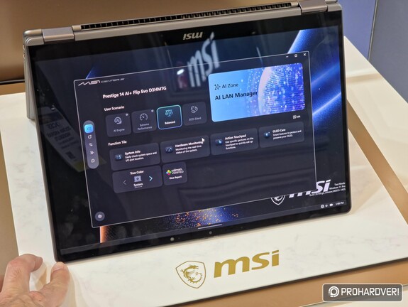 MSI Prestige 14 Flip AI+