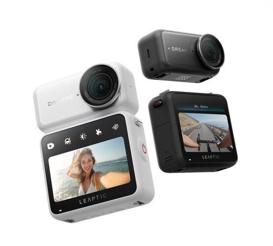 Dreame Leaptic Cube fehér és fekete színben