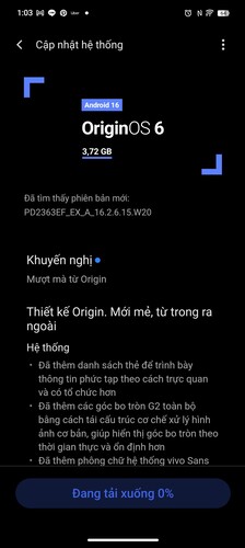 Az ázsiai régióban egyre több felhasználónál jelenik meg az OriginOS 6-os frissítés a V40-re