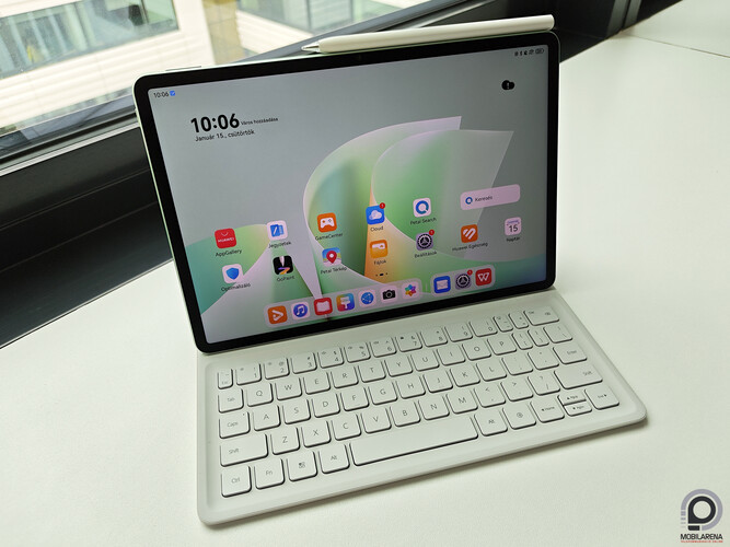 Huawei MatePad 11.5 S 2026 zöld színben