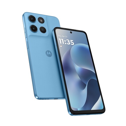 Motorola Moto G17 az Alaskan Blue színben