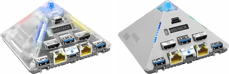 Balról jobbra: M5Stack AI Pyramid és AI Pyramid-Pro