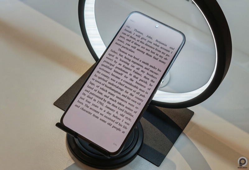 NXTPaper tintapapírmód a TCL amoledes prototípusán