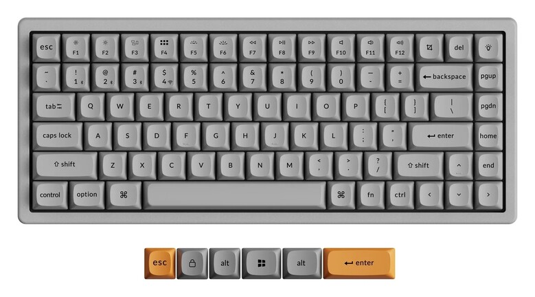 Keychron K2 HE Concrete Edition