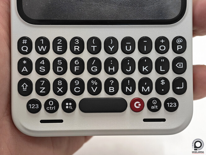 A Communicator beépített billentyűzete