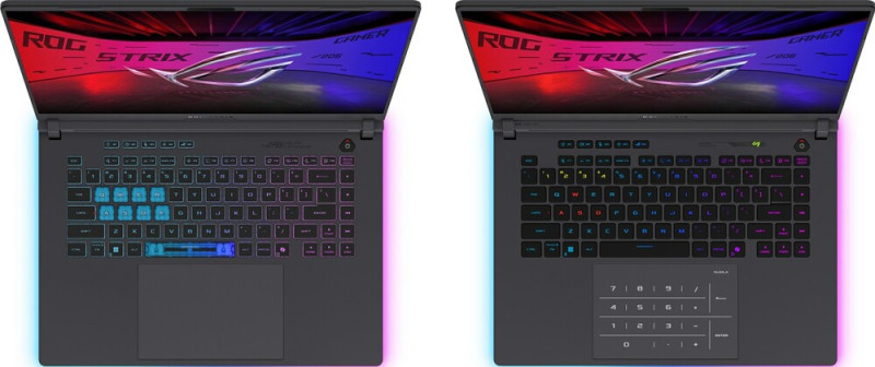 ASUS ROG Strix G16 G615 (2026) Eclipse Gray és Volt Green