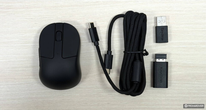A Keychron M4-nél kisebb gamer egeret nehezen lehet találni a piacon.