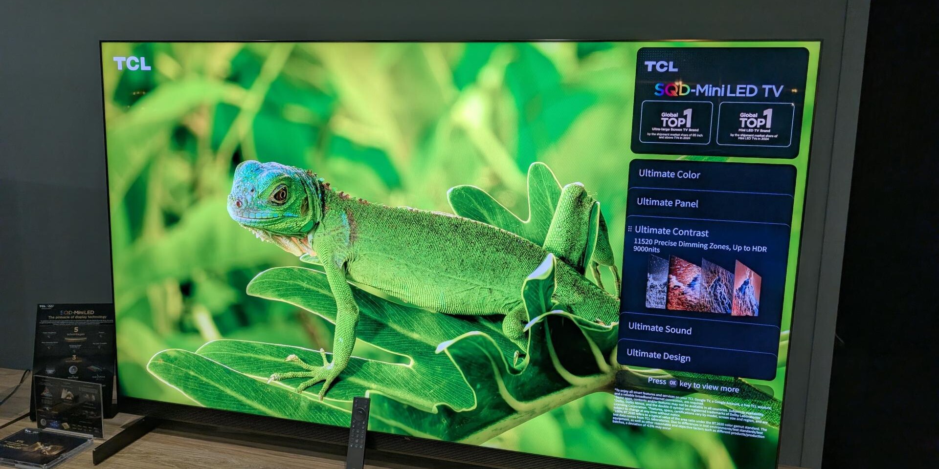 Tiszta szolárium: élőben brutális a TLC új SQD-Mini LED-es csúcsmodellje