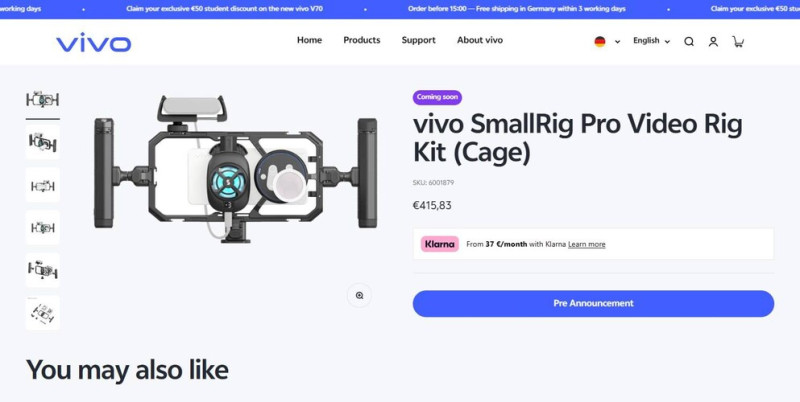 A videós kiegészítő a német boltban