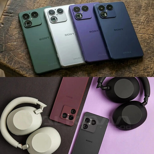 Renderképek a Sony Xperia 1 VIII várható színeiről
