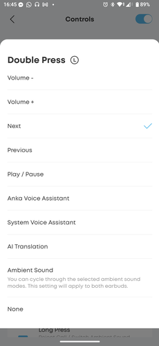 Beállítások a Soundcore alkalmazásban