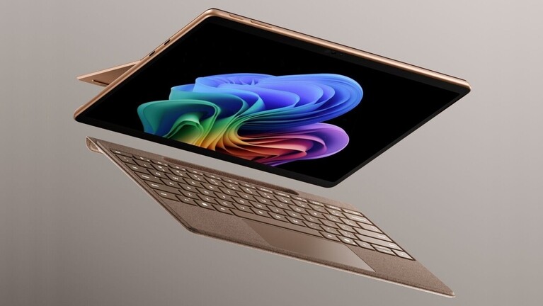 Microsoft Surface Pro 13-inch (Dune) az opcionális tasztatúrával