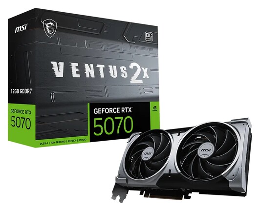 MSI GeForce RTX 5070 12G Ventus 2X OC