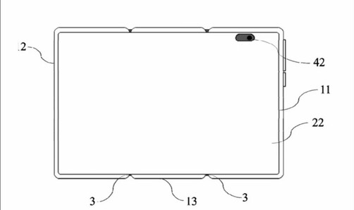 Ilyen lehet kinyitva elölről és hátulról a Huawei Mate XT2