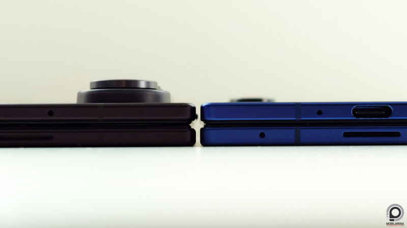 Balra a Galaxy Z Fold8, jobbra a Galaxy Z Fold7 a képen