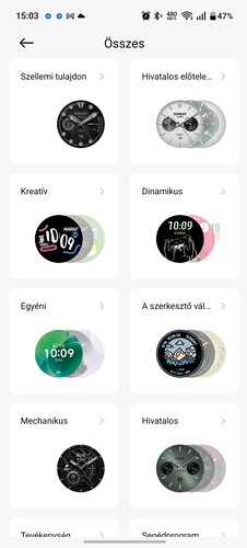 Számlapok és zene áthelyezése az órára