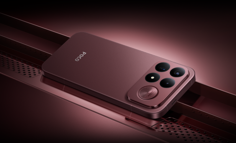 Poco F9 Ultra vörös színben
